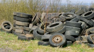 odpadové pneumatiky, odpady, spätným zberom odpadových pneumatík